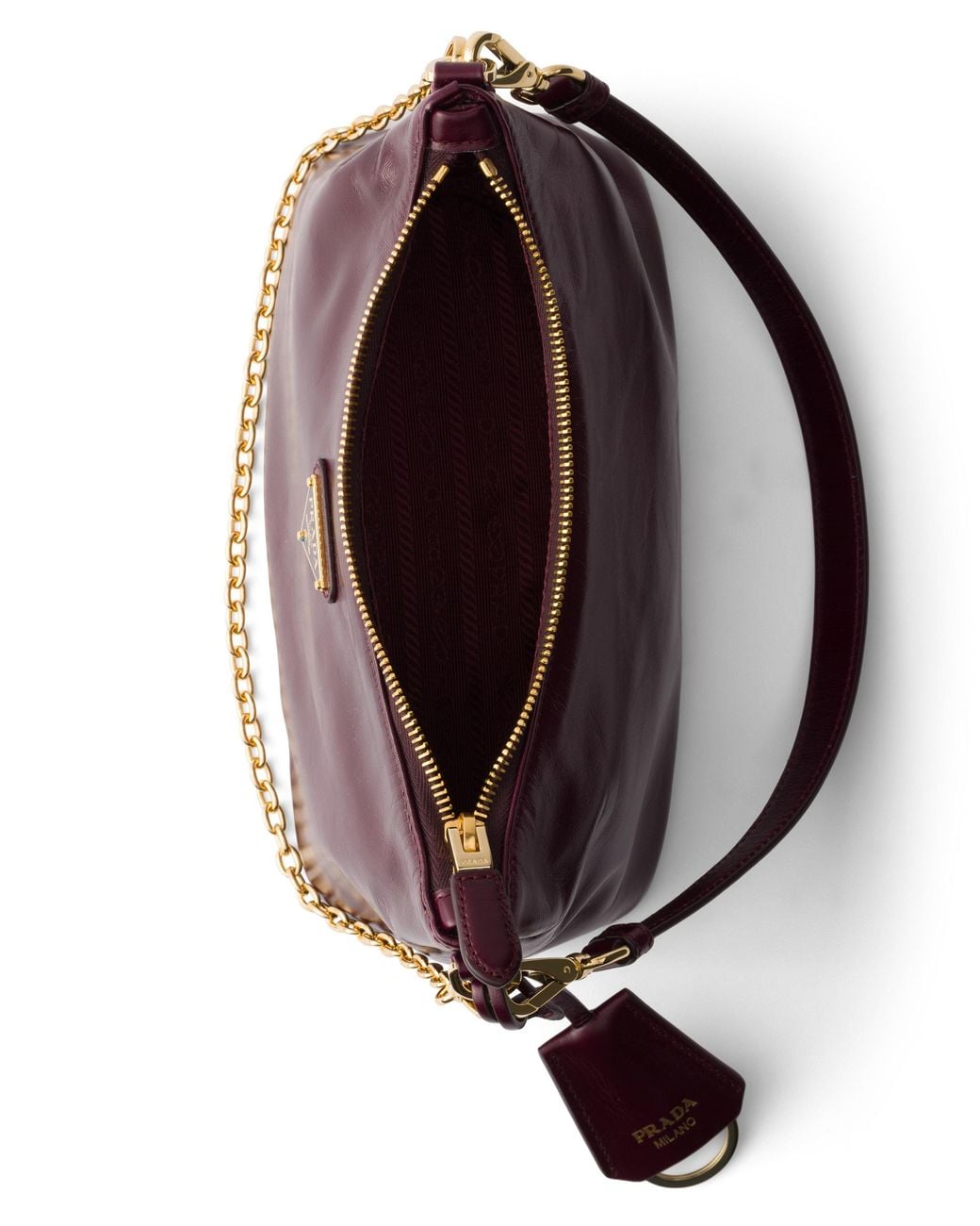 Prada Purple Leather Mini-Bag