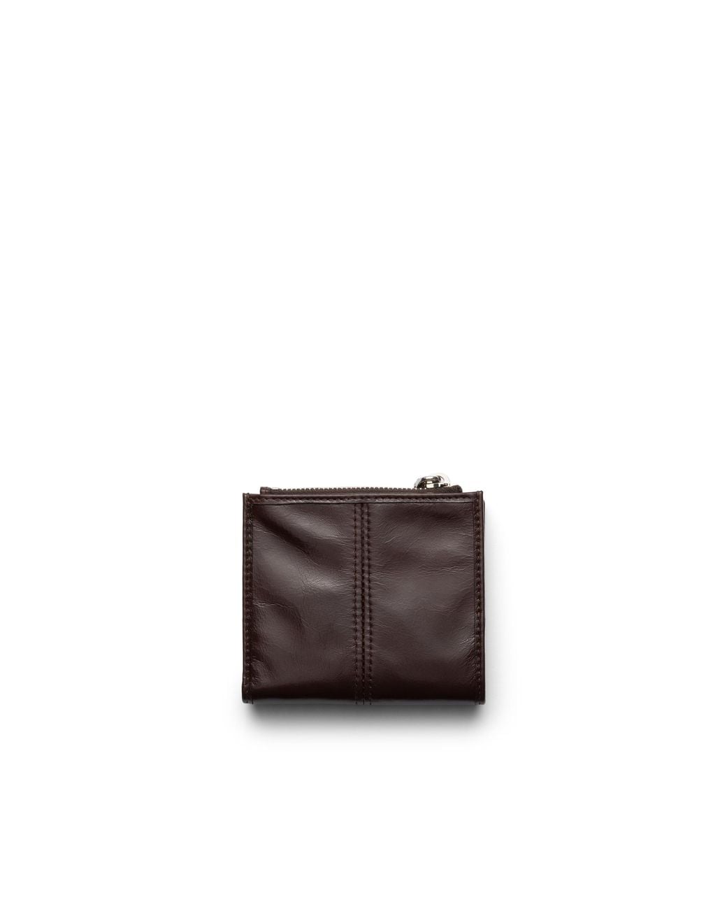 Prada White Small Leather Wallet for men