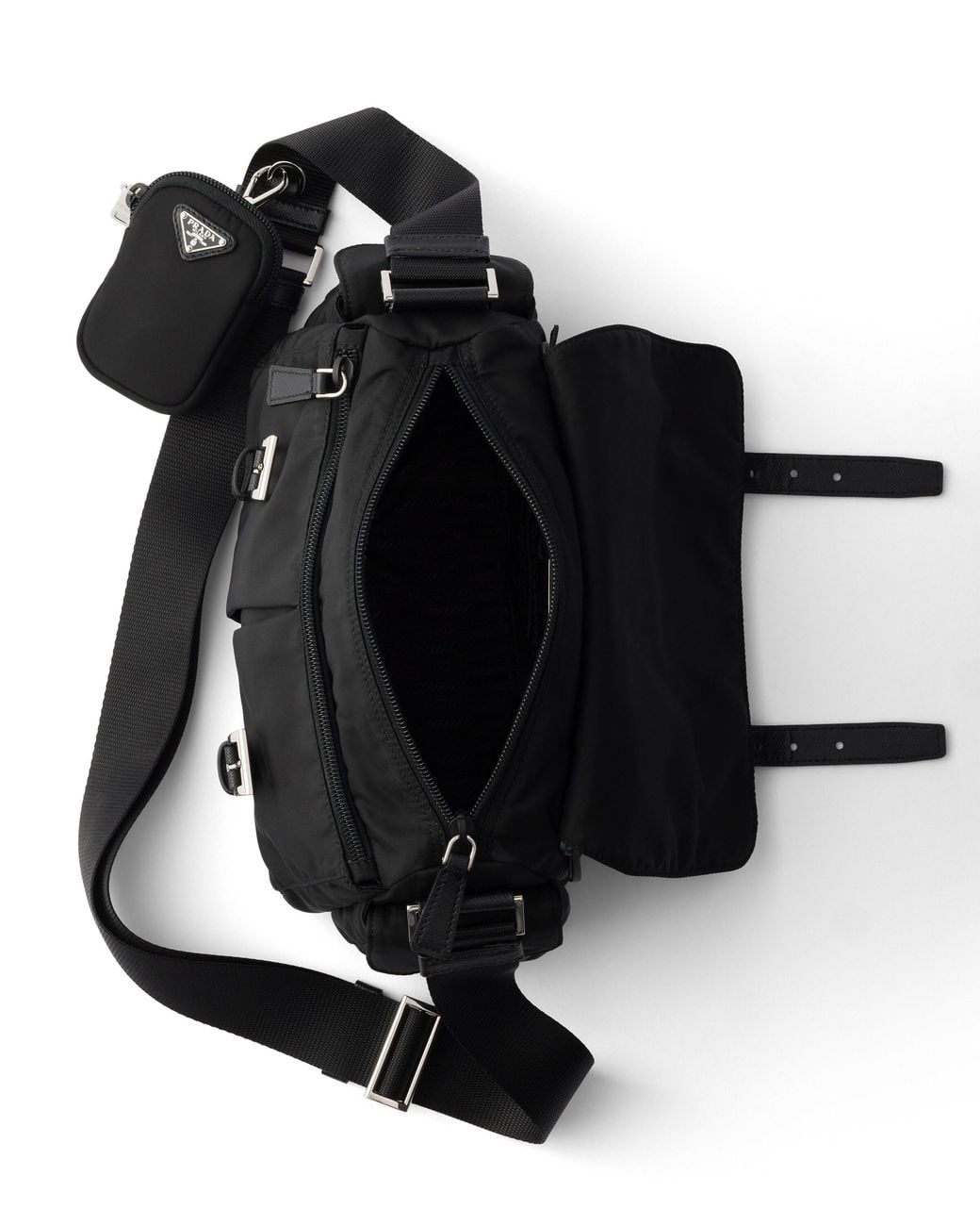 Prada Black Medium Re-Nylon Shoulder Bag