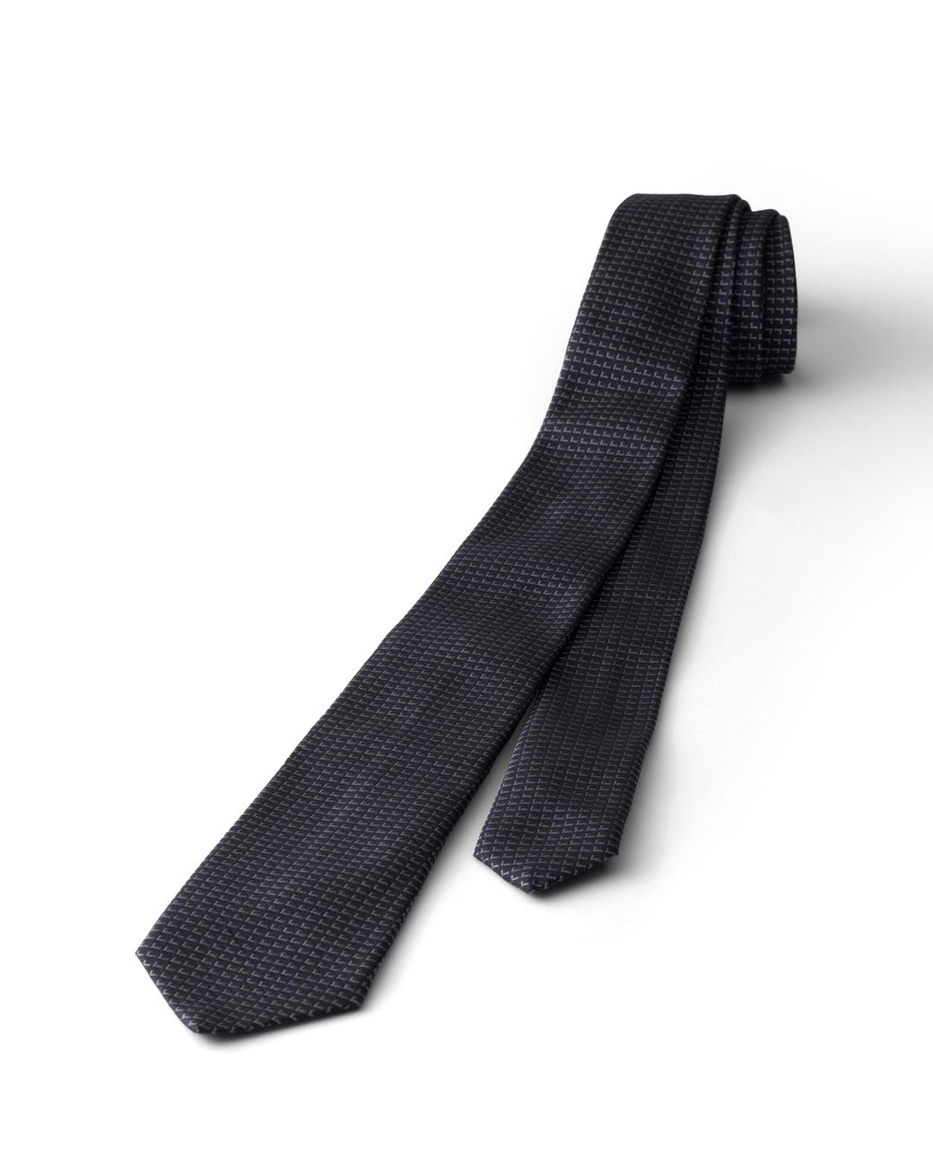 Prada White Silk Tie for men