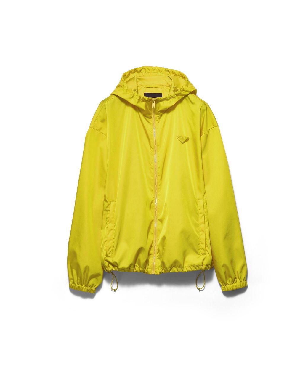 Prada Yellow Re-Nylon Rain Jacket