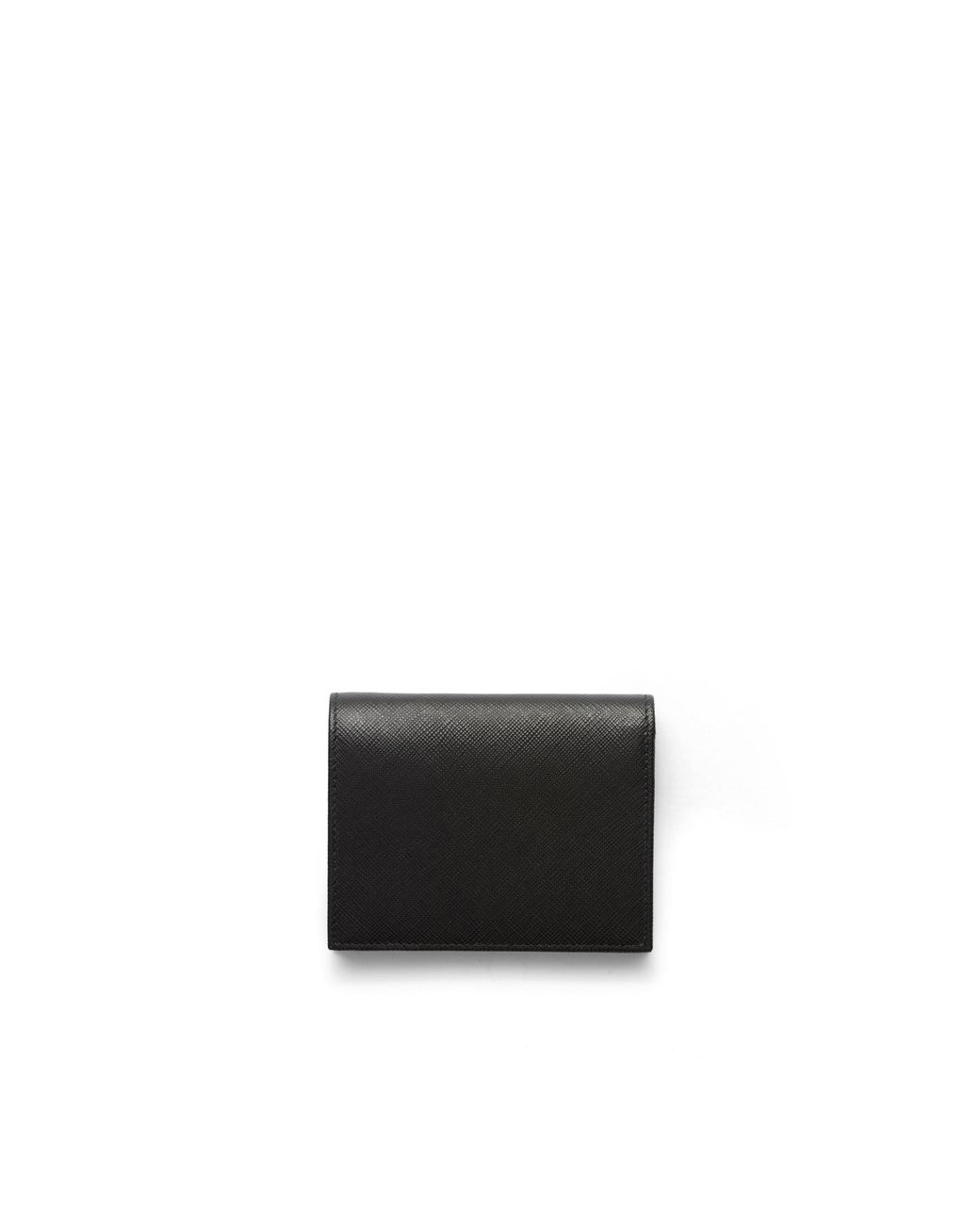 Prada White Small Saffiano Leather Wallet