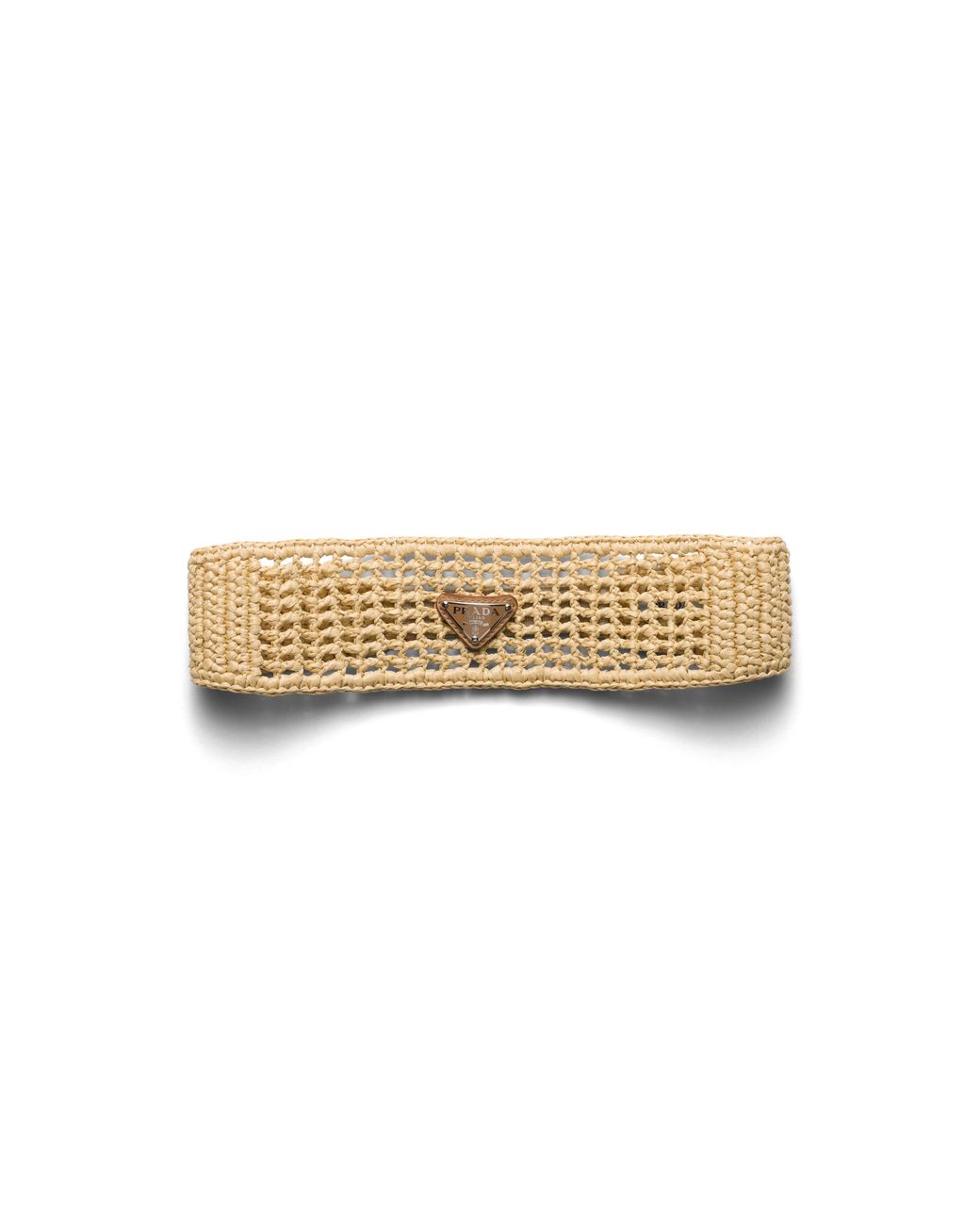 Prada Brown Crochet Hairband