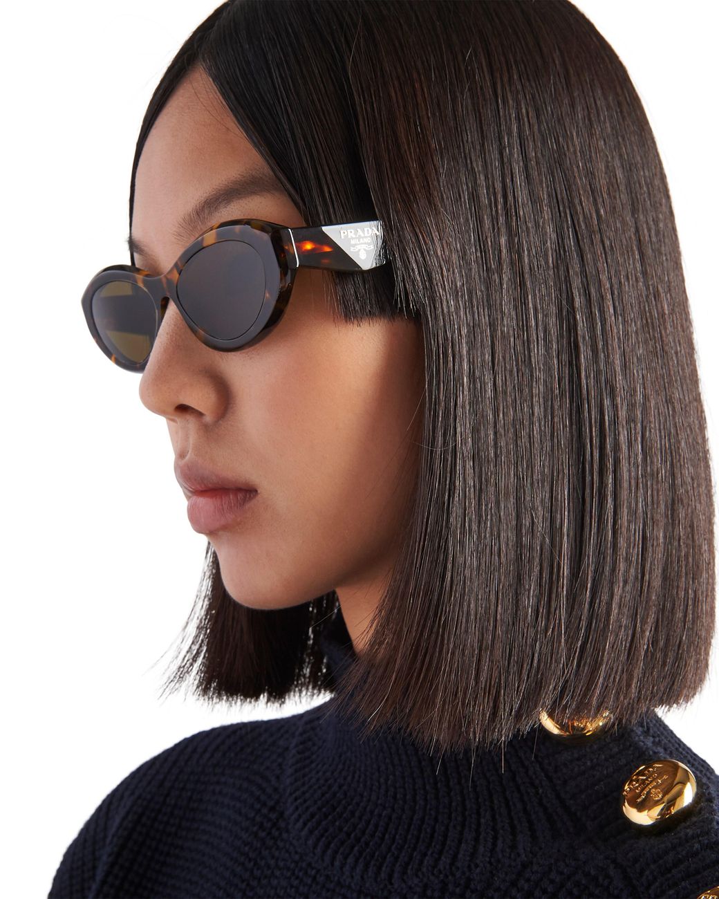 Prada Black Symbole Sunglasses