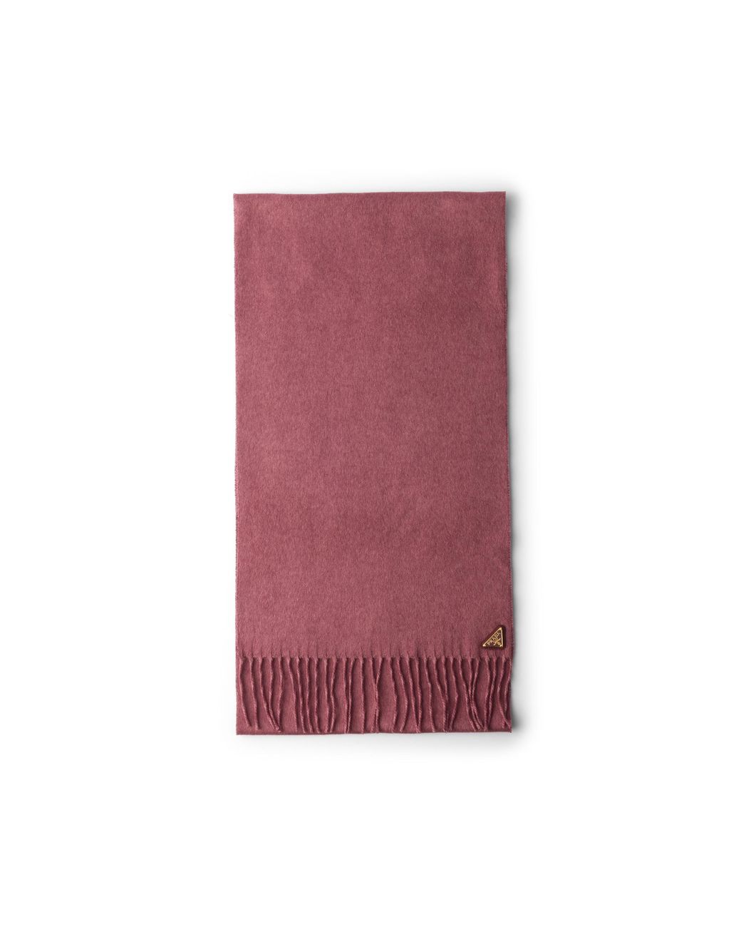 Prada Purple Silk And Cashmere Scarf
