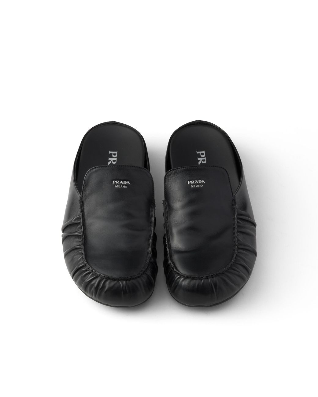 Sabot di Prada in Black da Uomo