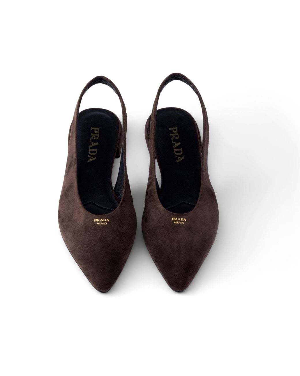 Prada Multicolor Suede Ballerinas