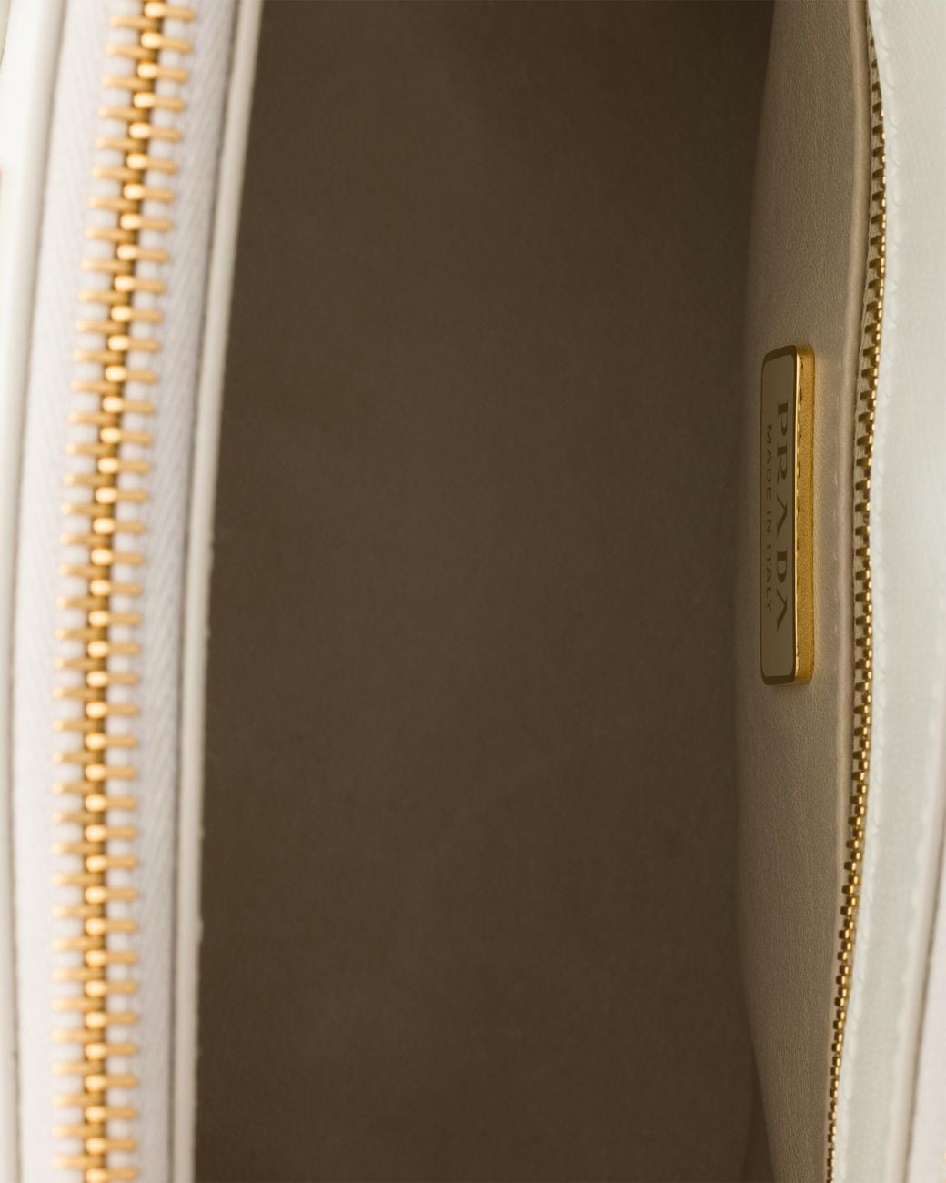 Prada White Galleria Patent Saffiano Leather Mini-Bag