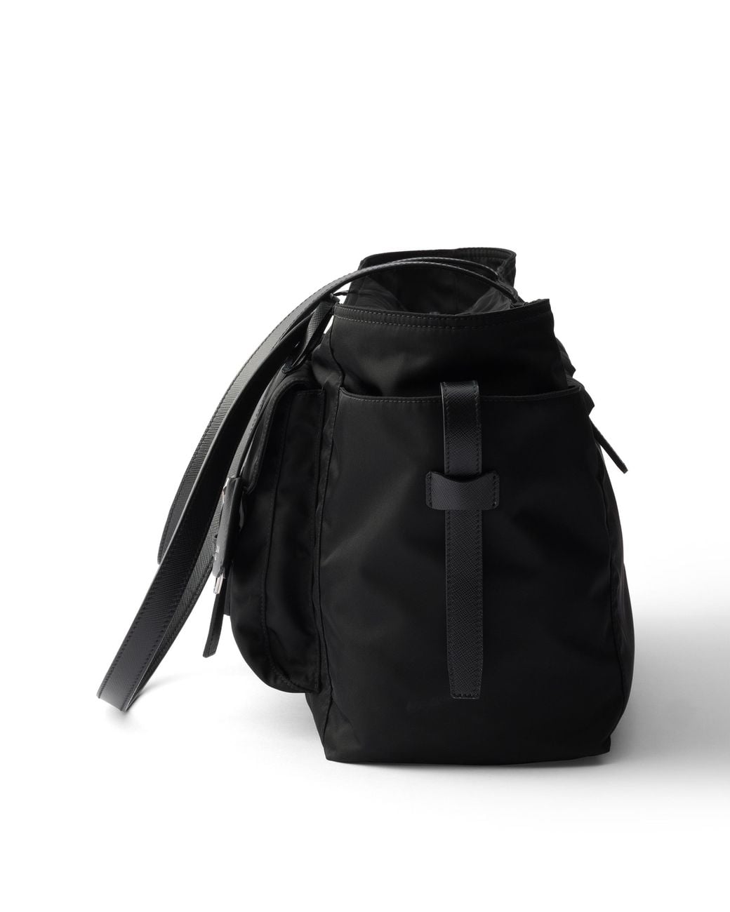 Prada Black Large Re-Nylon Shopping Bag