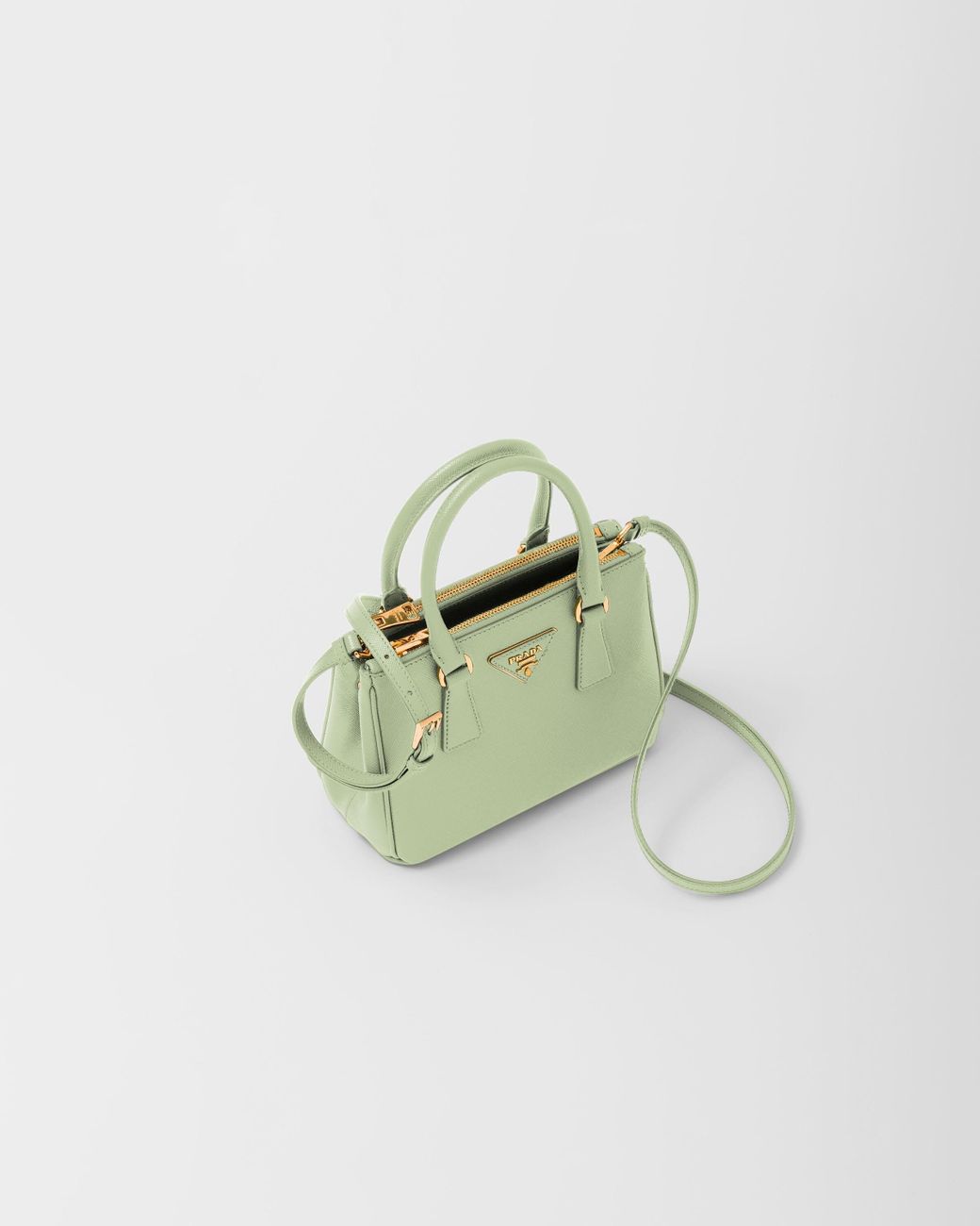Prada Galleria Saffiano Leather Mini bag in Green Lyst