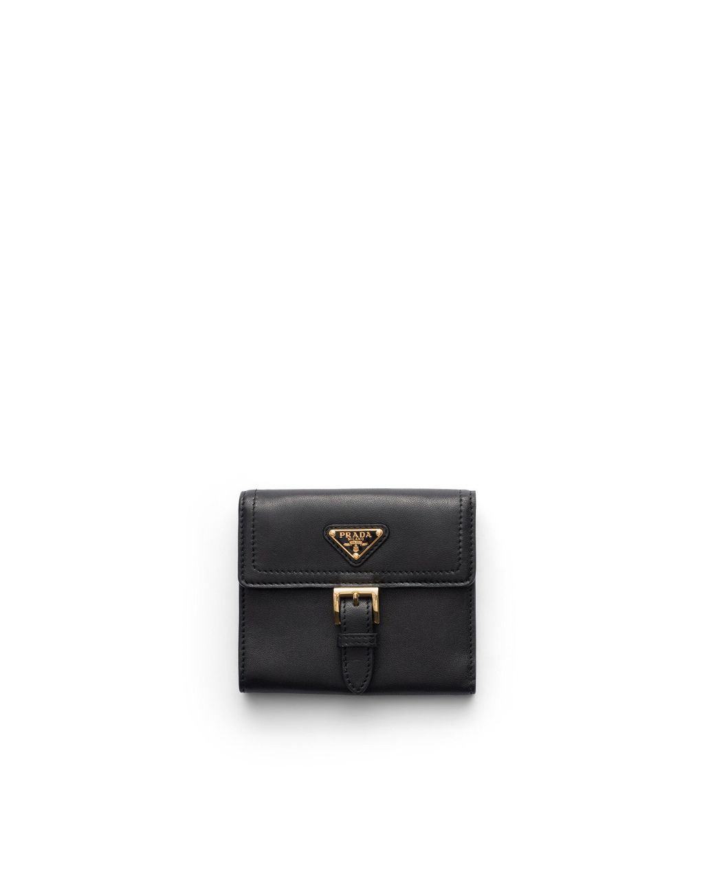 Prada Black Small Nappa Leather Wallet