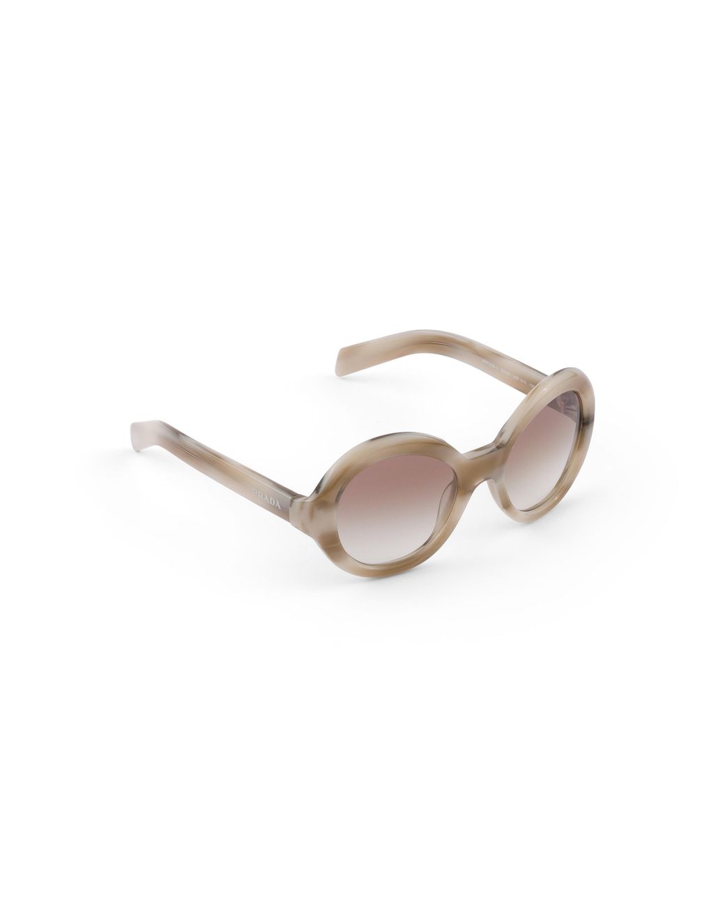 Prada White Shadowplay Sunglasses