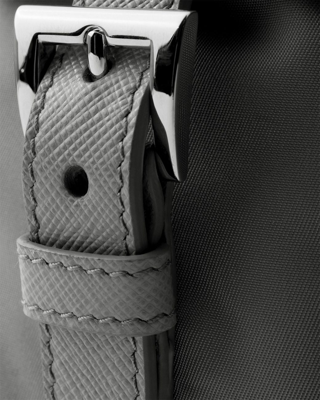 Prada Gray Small Re-Nylon Backpack