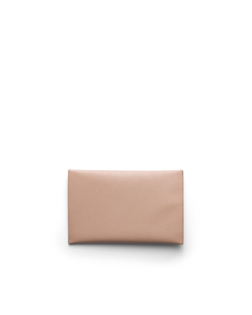 Prada Natural Saffiano Leather Envelope Clutch