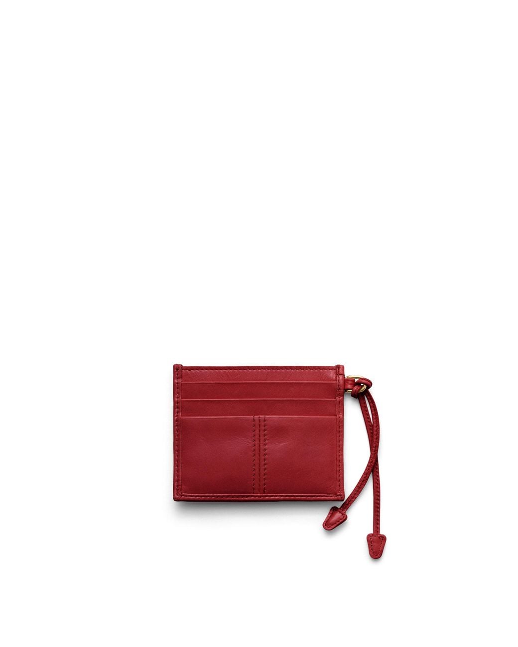 Prada Red Leather Card Holder