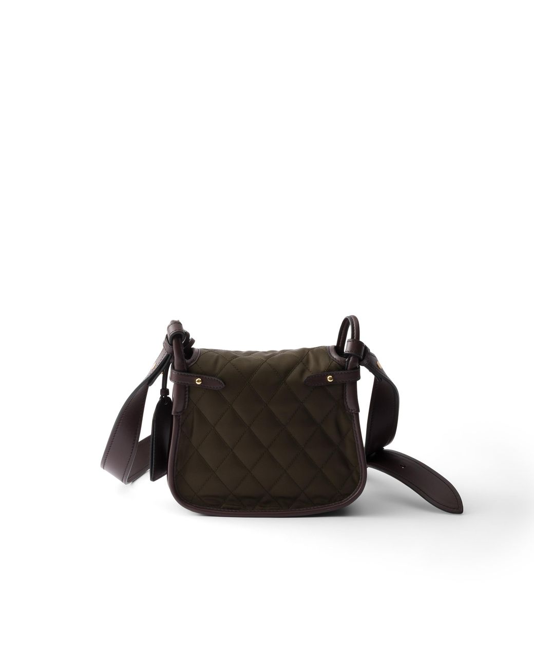 Prada Black Corsaire Re-Nylon And Leather Mini Shoulder Bag