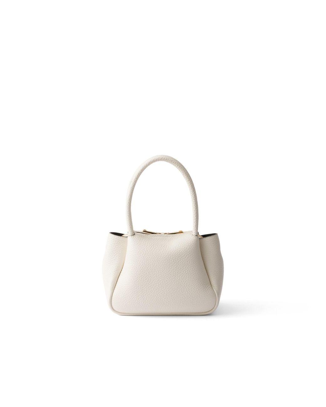 Prada White Liaison Mini Leather Handbag