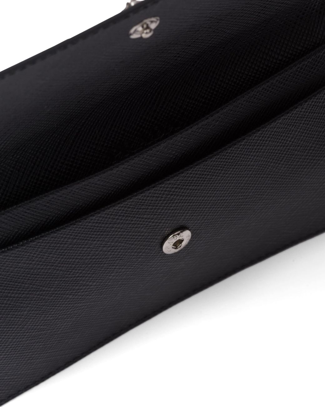 Prada Black Saffiano Leather Document Holder for men