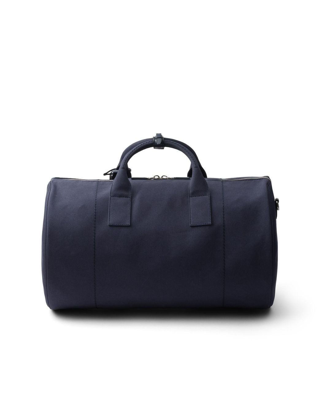 Prada Blue Weekender Aus Canvas