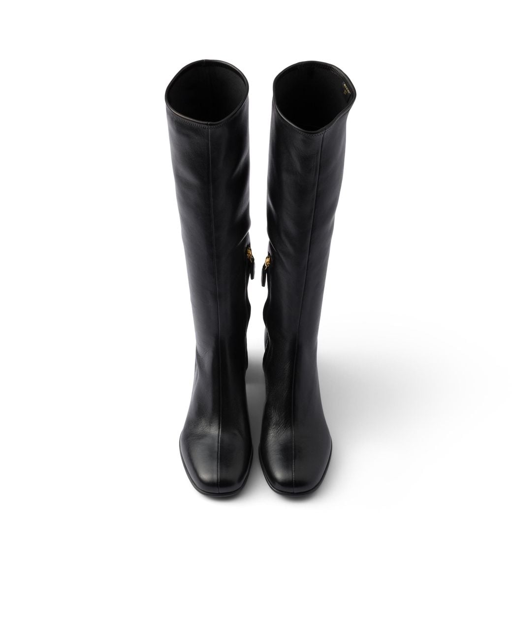 Prada Black Stretch Nappa Leather Boots