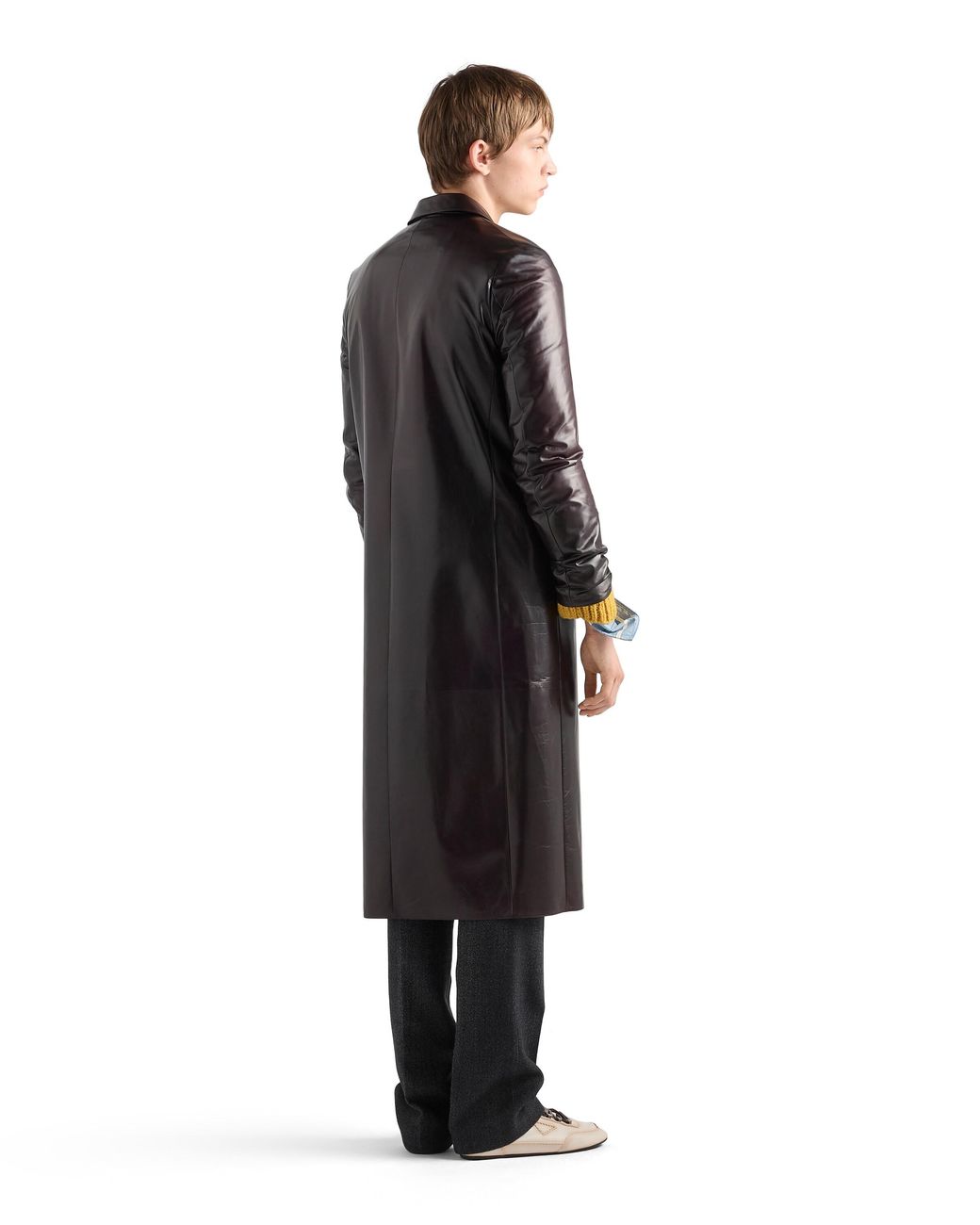 Cappotto di Prada in Black da Uomo