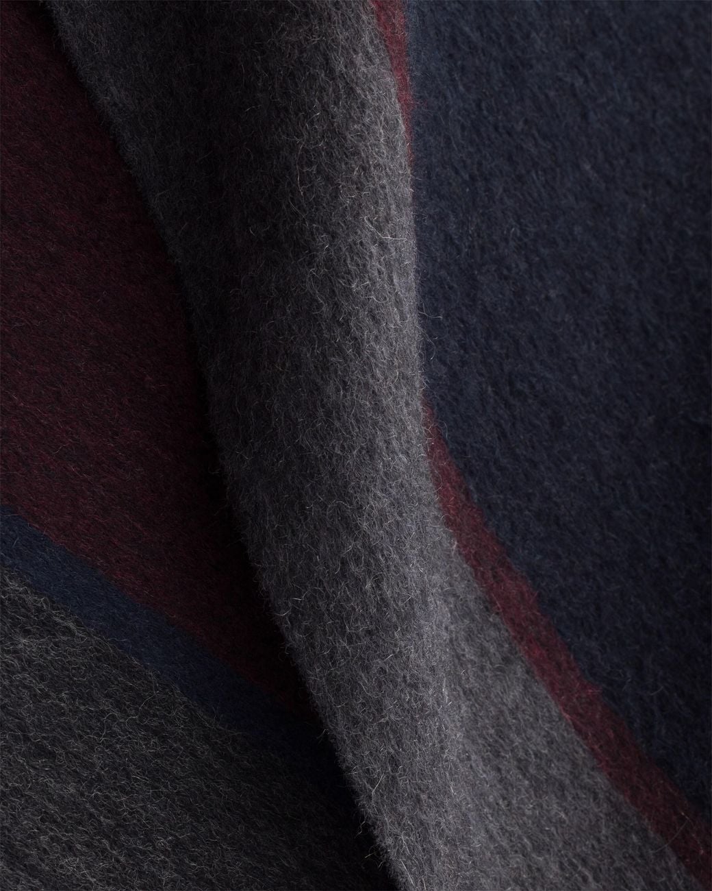 Prada Blue Cashmere And Wool Scarf for men