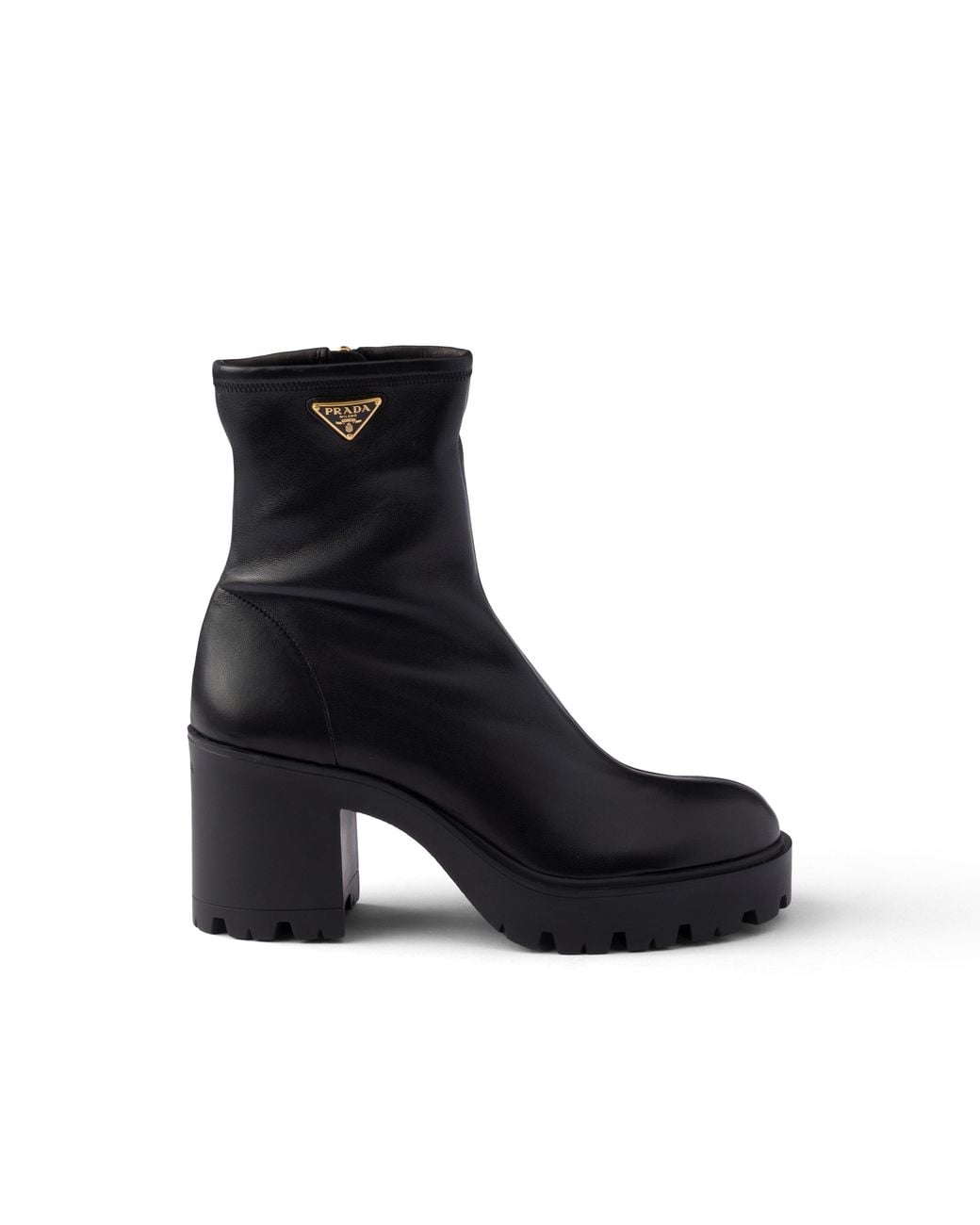 Prada Black Stride Stretch Nappa Leather Booties
