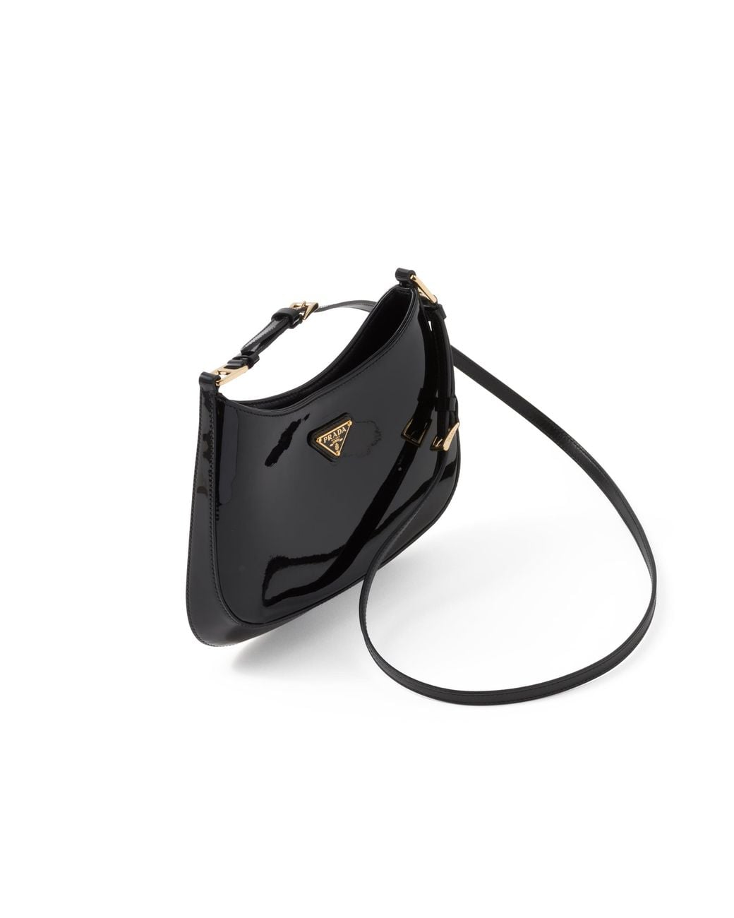 Prada Black Mittelgroße Cleo Schultertasche