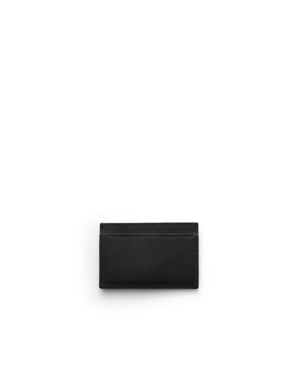 Prada White Saffiano Leather Card Holder