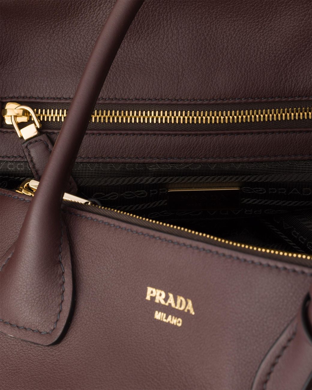 Prada Brown Nova Large Leather Tote Bag