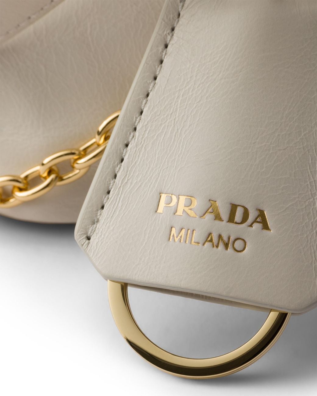 Prada White Leather Mini-Bag
