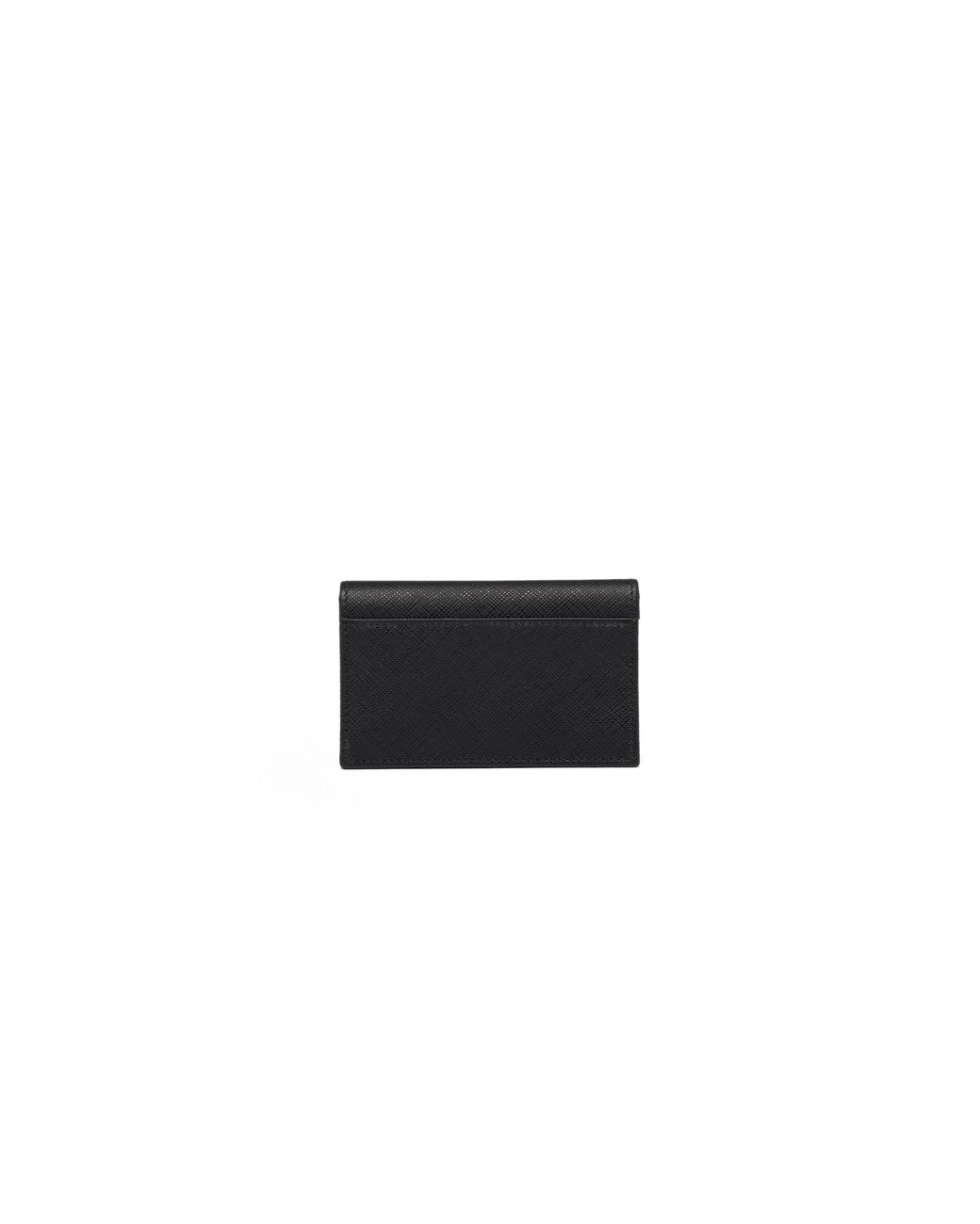 Prada White Saffiano Leather Card Holder