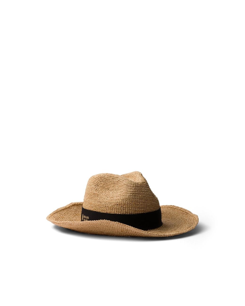 Prada Brown Crochet Hat