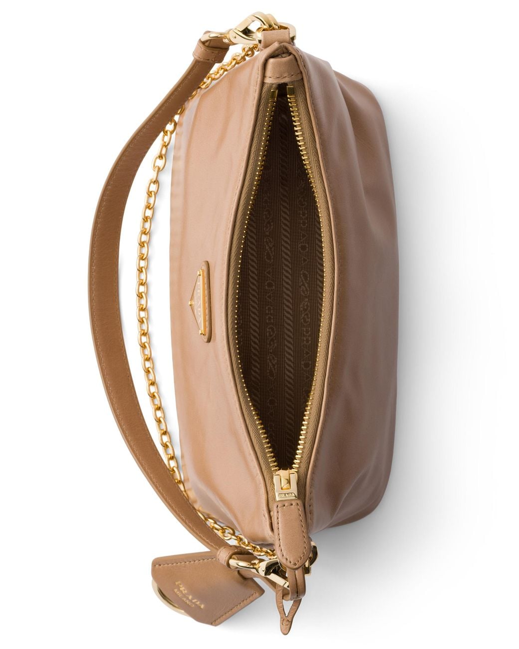 Prada White Leather Mini-Bag, Cameo