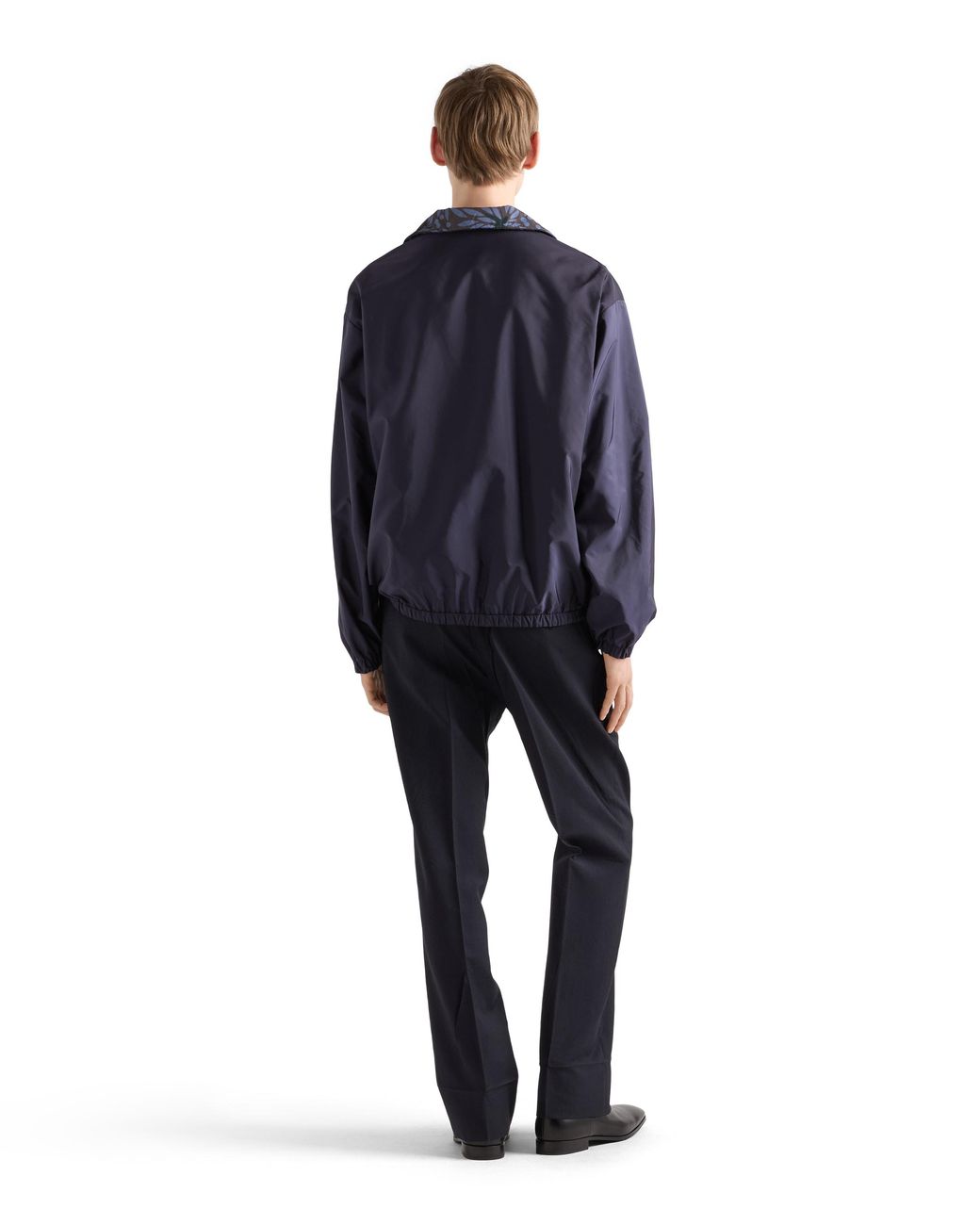 Prada Blue Reversible Re-Nylon Jacket for men