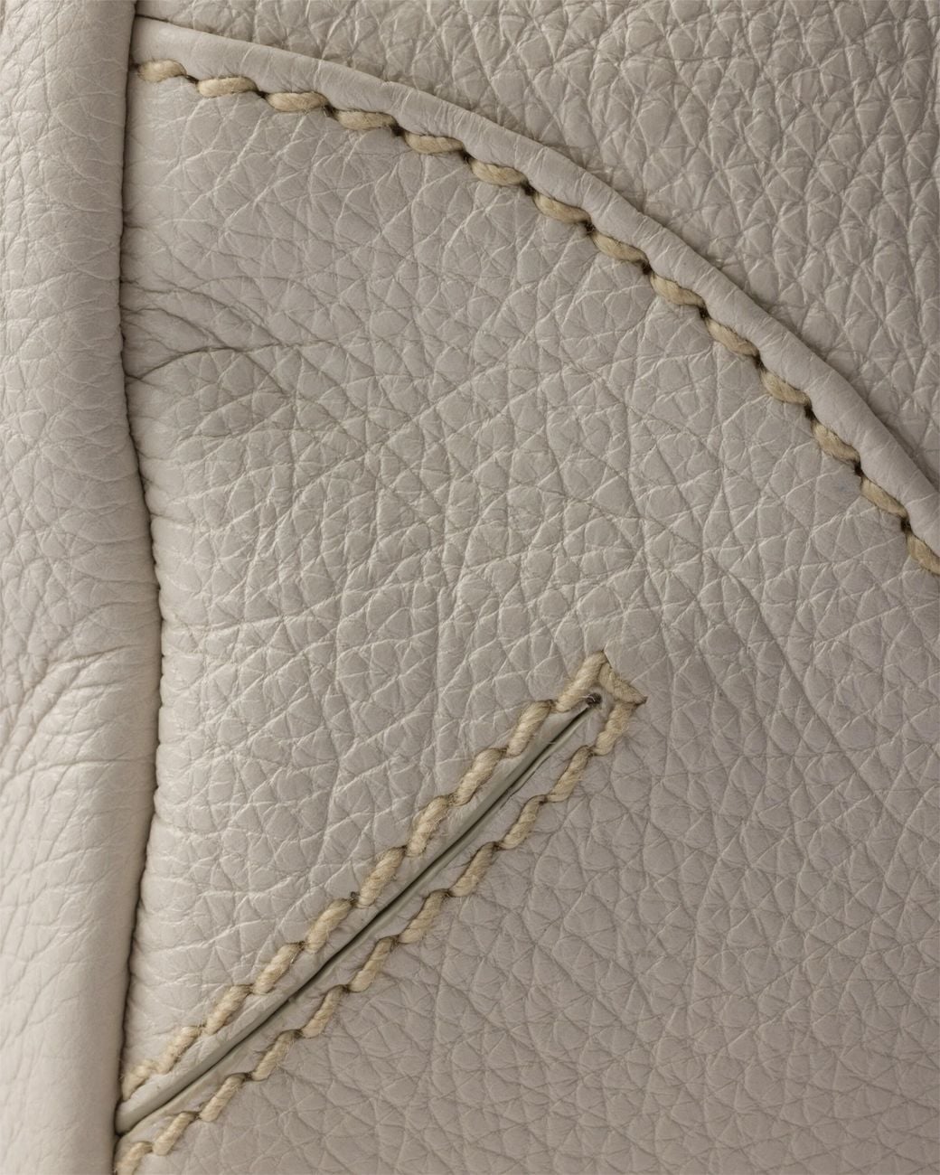 Prada Natural Karin Medium Antiqued Leather Tote Bag