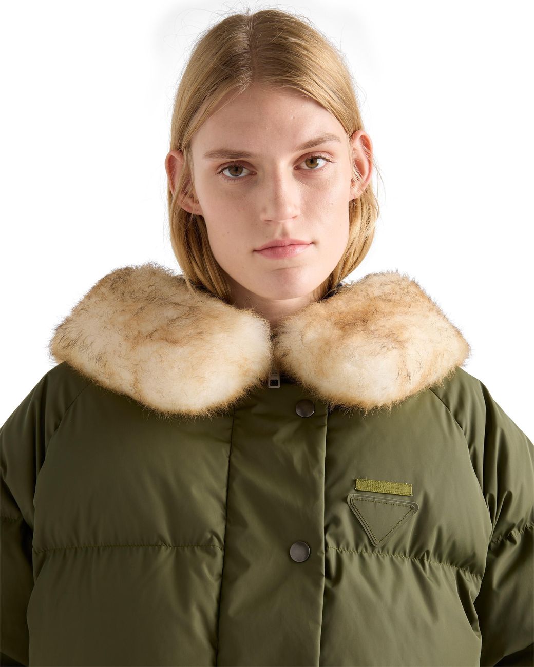Prada Green Re-Nylon Down Jacket