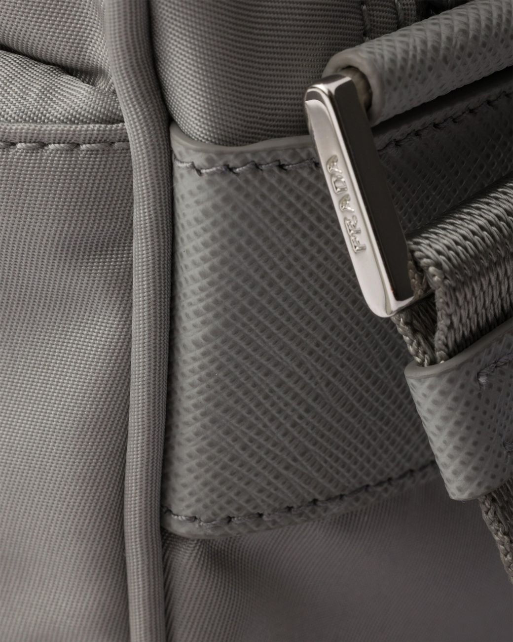 Prada Gray Re-Nylon Shoulder Bag