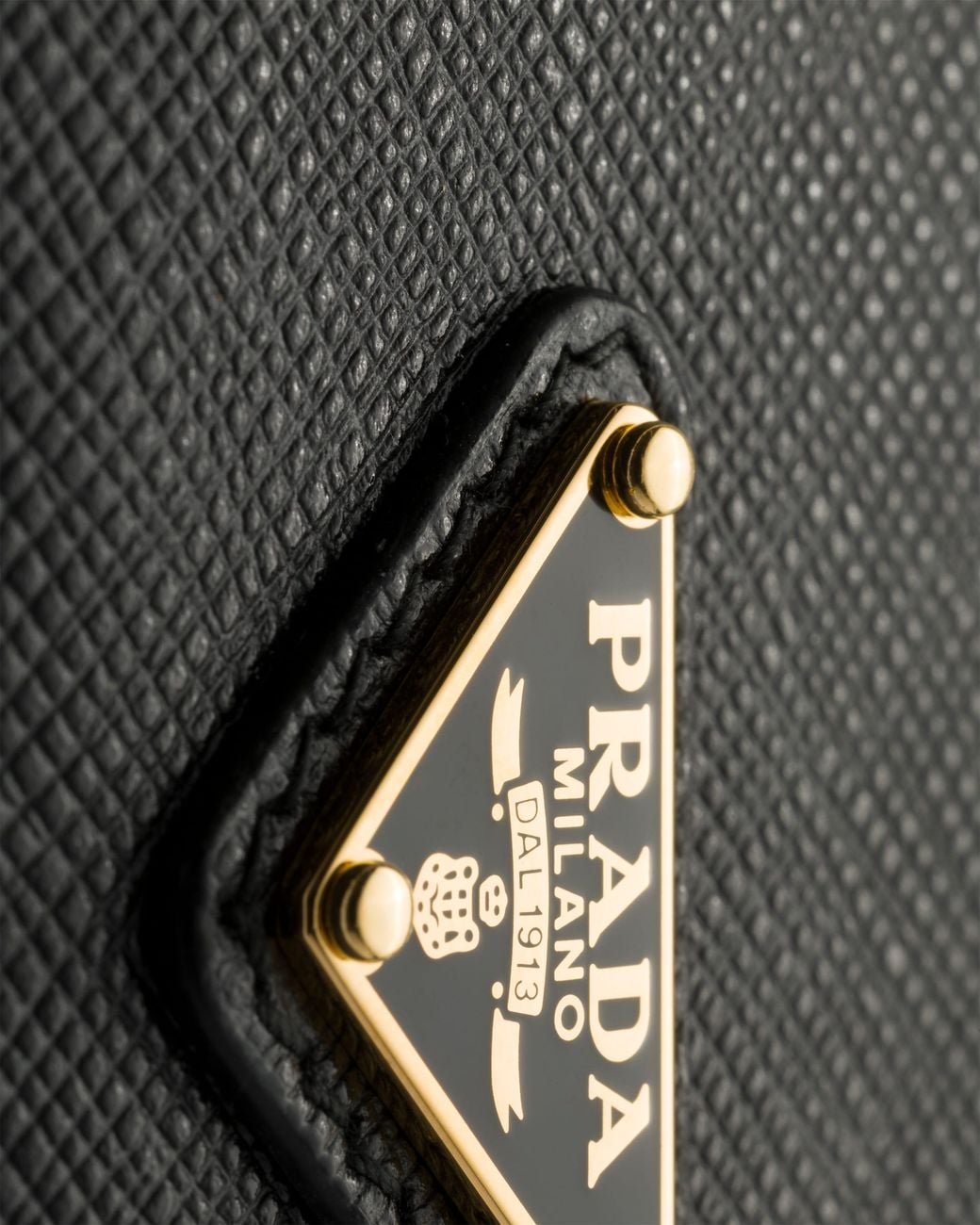 Prada White Saffiano Leather Card Holder