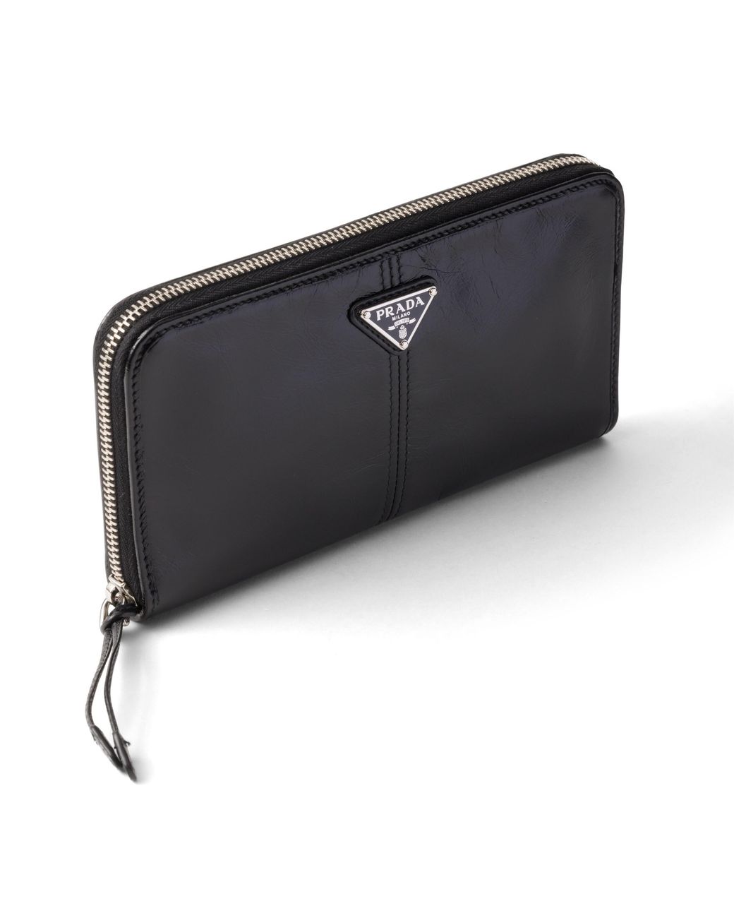 Cartera De Piel Prada de hombre de color Black