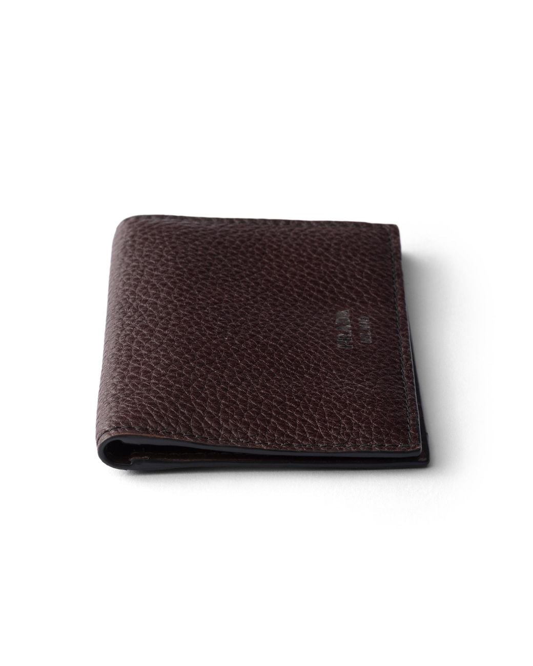Prada White Leather Card Holder for men