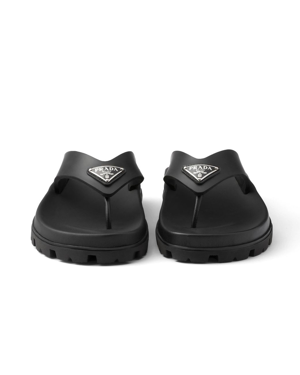 Prada Black Sandalen
