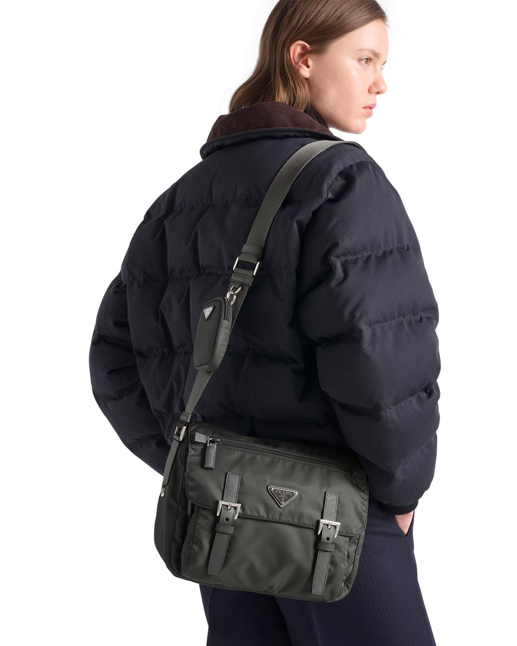 Prada Black Re-Nylon Shoulder Bag