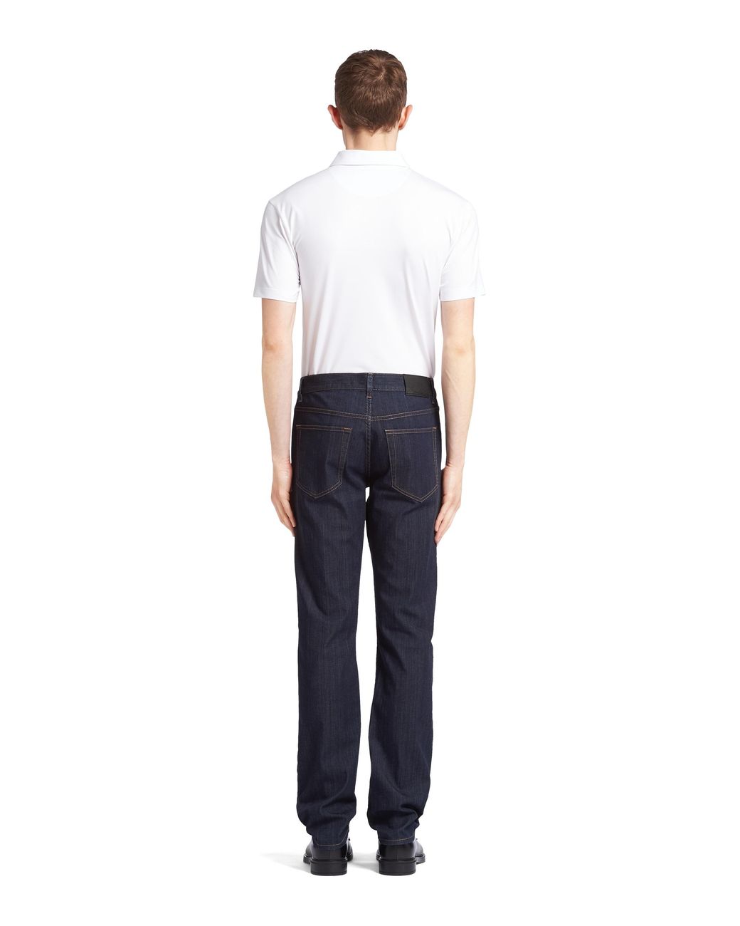Prada Blue Stretch-Denim Jeans for men