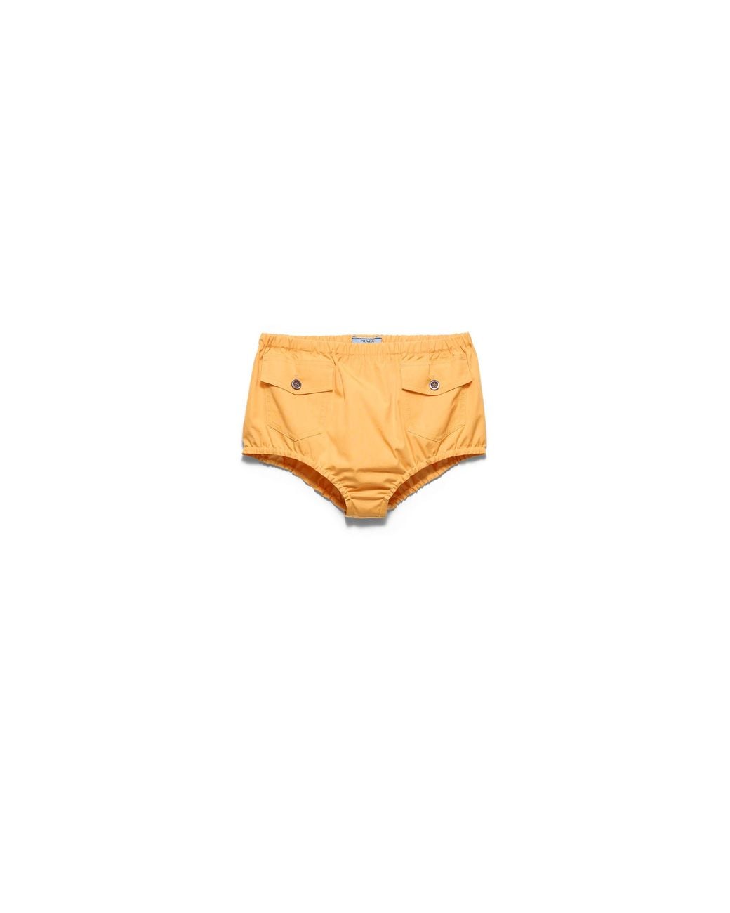 Prada White Poplin Shorts