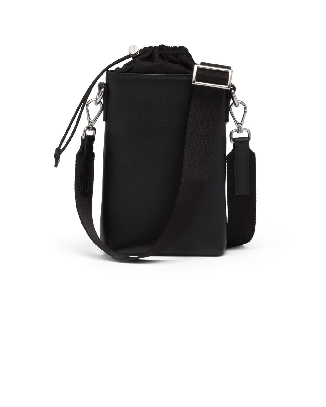 Prada Black Leather Smartphone Case for men