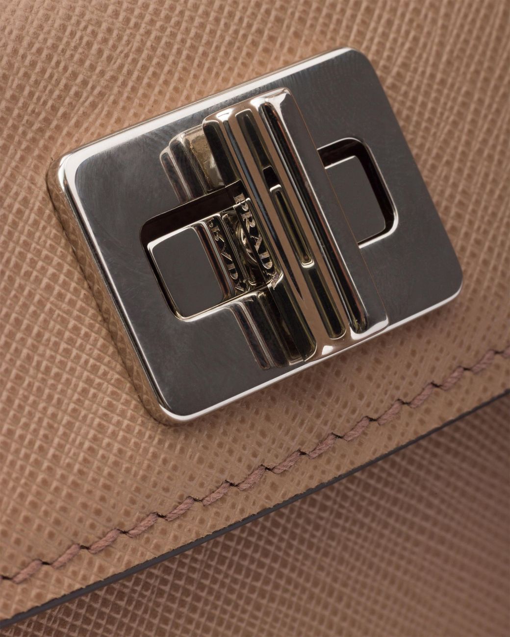 Prada White Avoir Mini Handbag