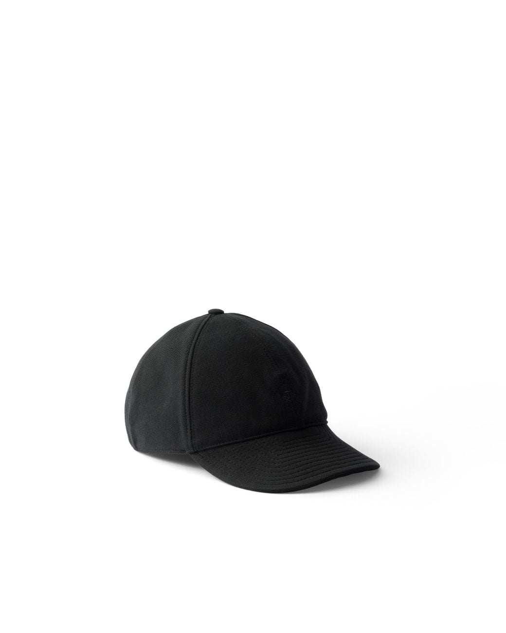 Prada Black Old Piqué Baseball Cap for men