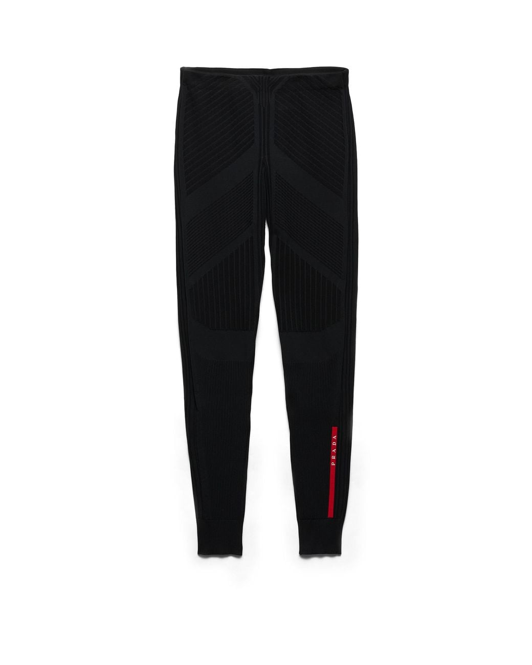 Prada Black Re-Nylon Piqué Leggings