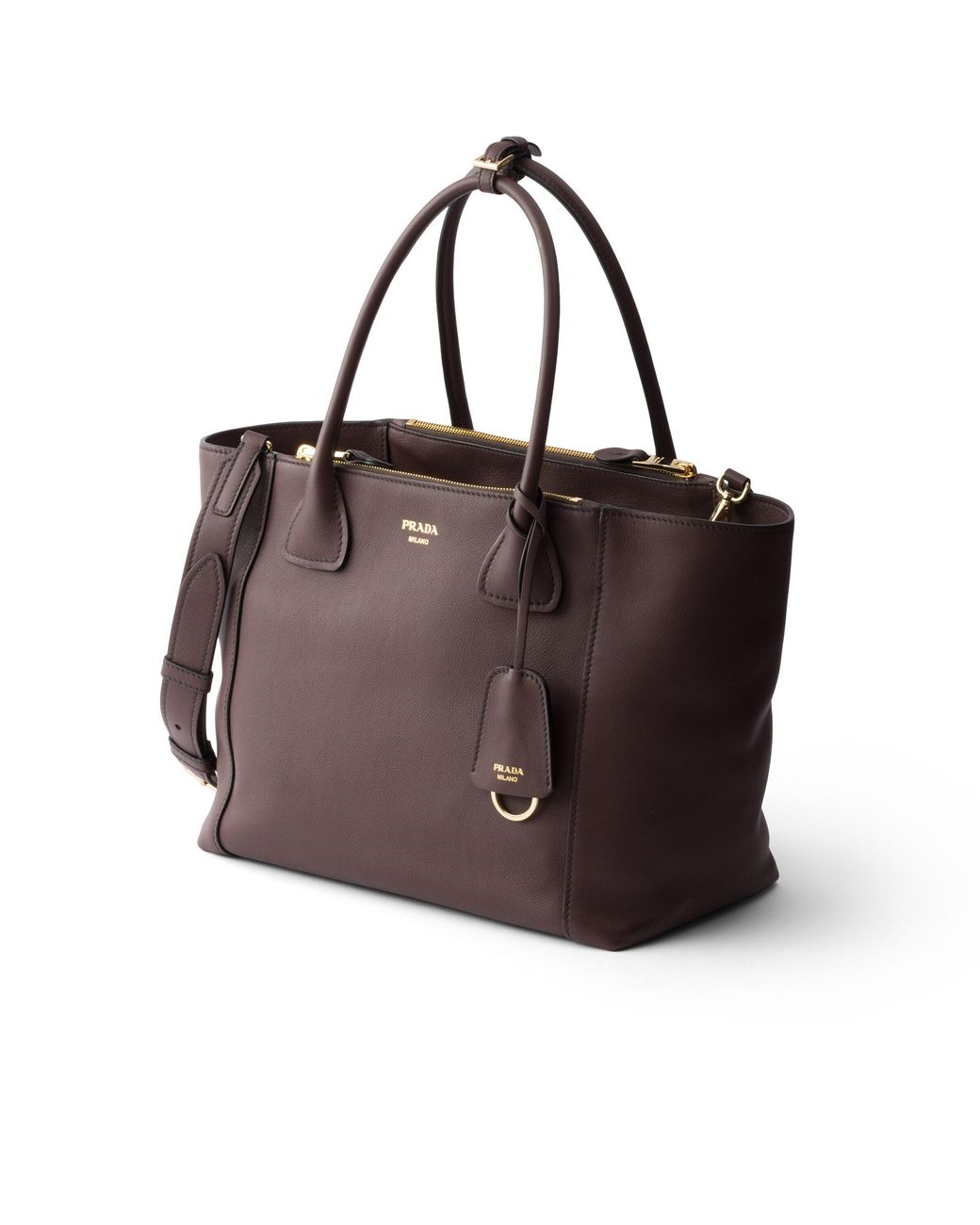 Prada Brown Nova Large Leather Tote Bag